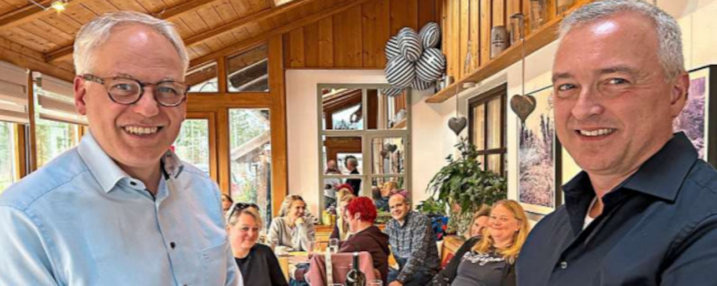 Christian Sagmeister mit Ministerialbeauftragtem Christian Ceglarek