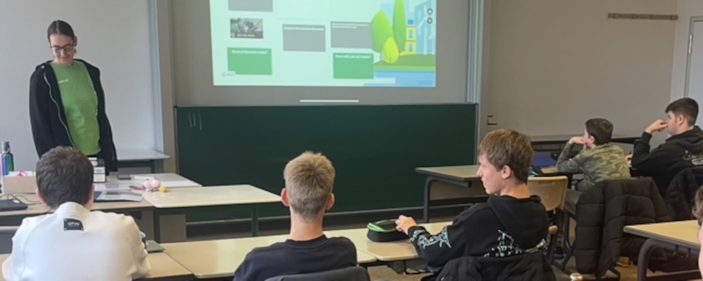 Marina Kainz-Reichardt bei ihrem Vortrag