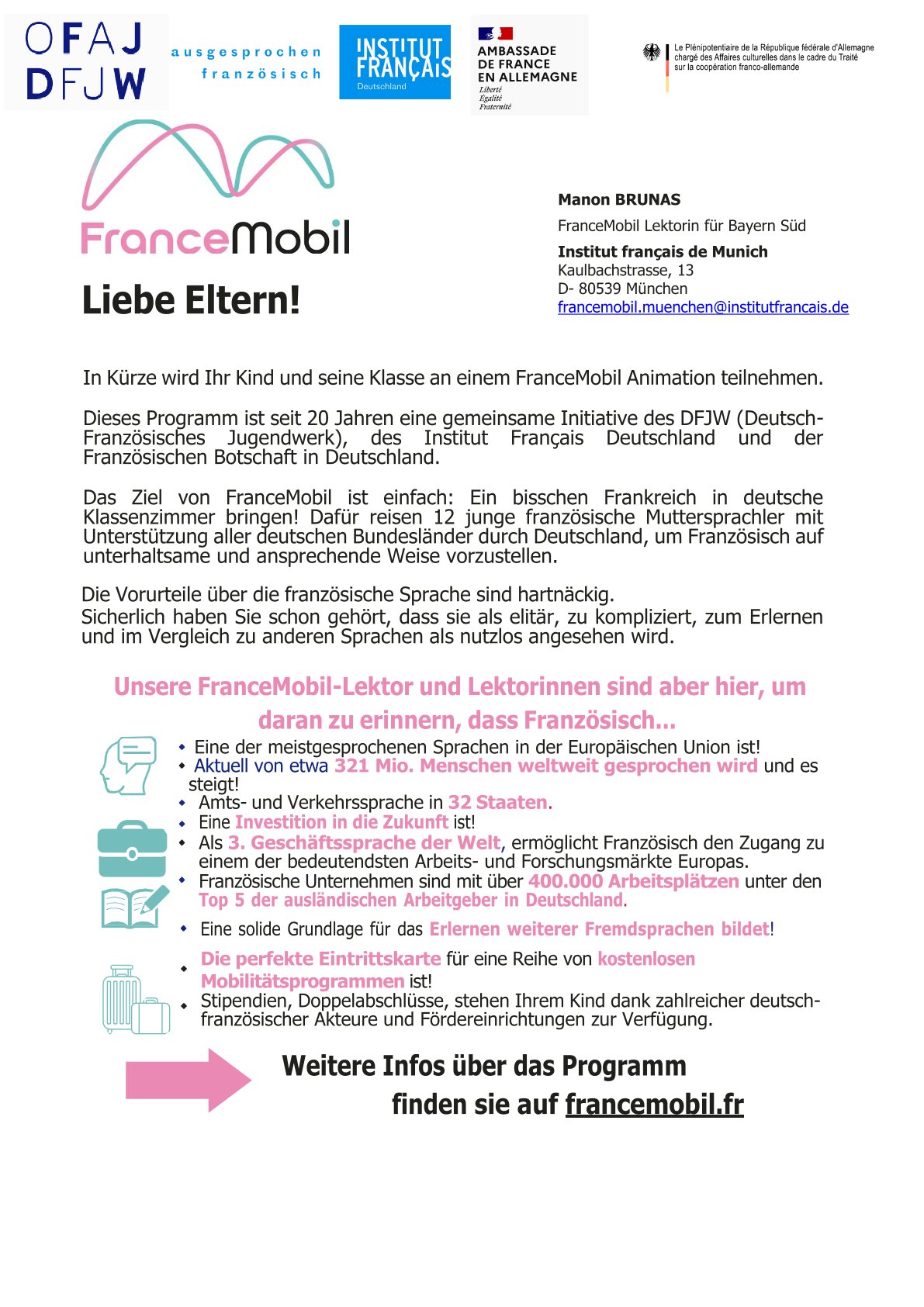 Elternbrief FM 2025 2026