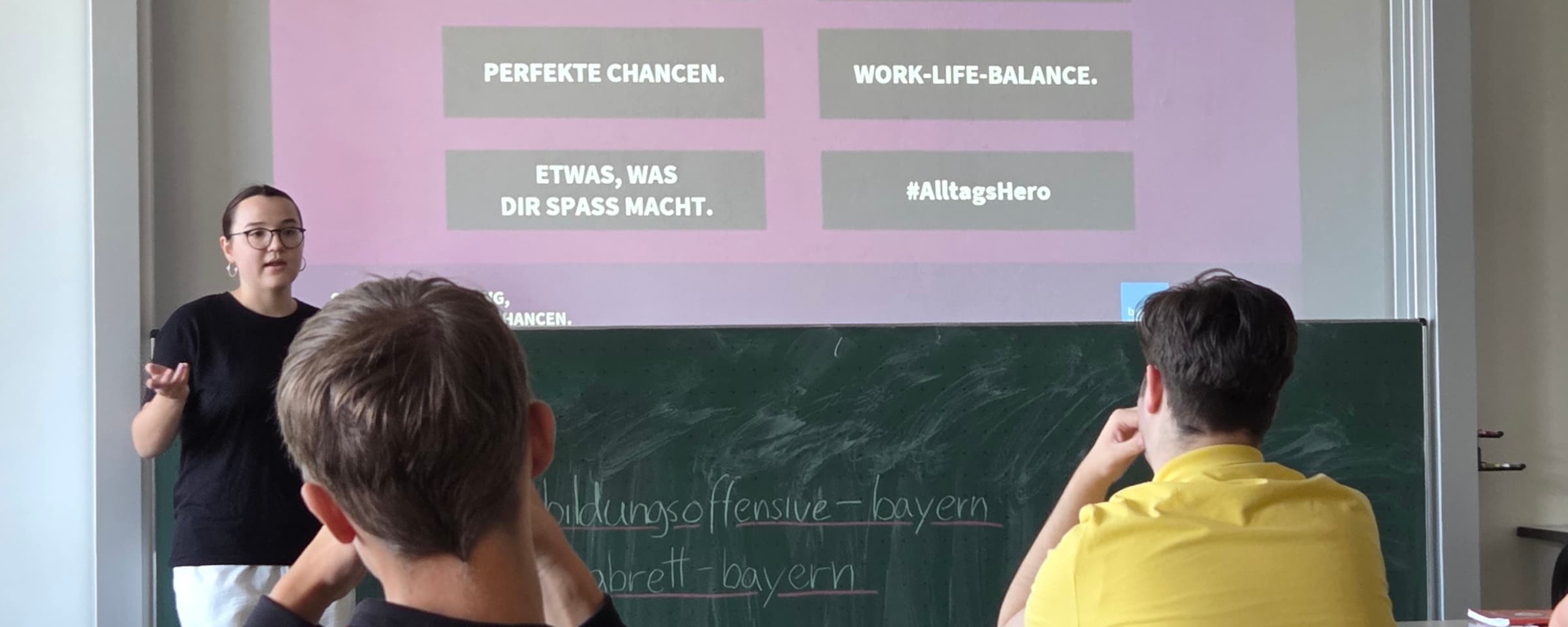 Auch die Vorteile einer Ausbildung wurden erörtert