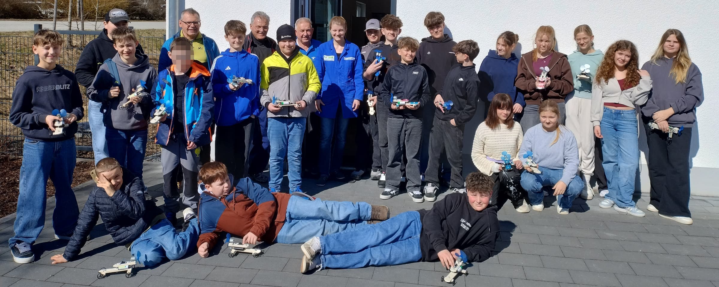 Gruppenbild der Realschüler