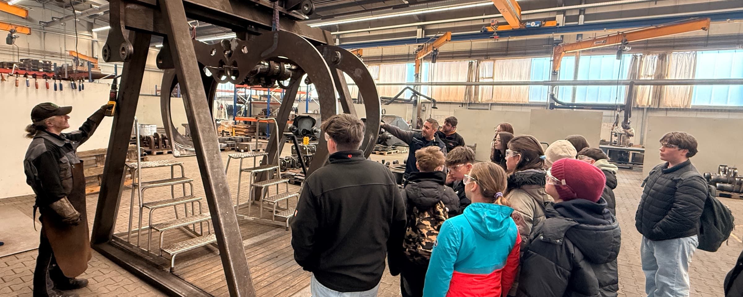 Betriebsbesichtigung bei der Stahlbau Regenhütte GmbH