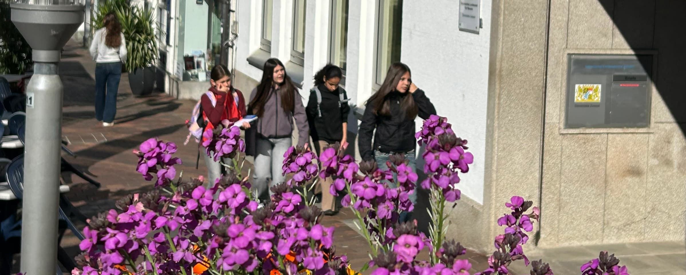 Geographische Exkursion der Fünftklässler in der Stadt Zwiesel