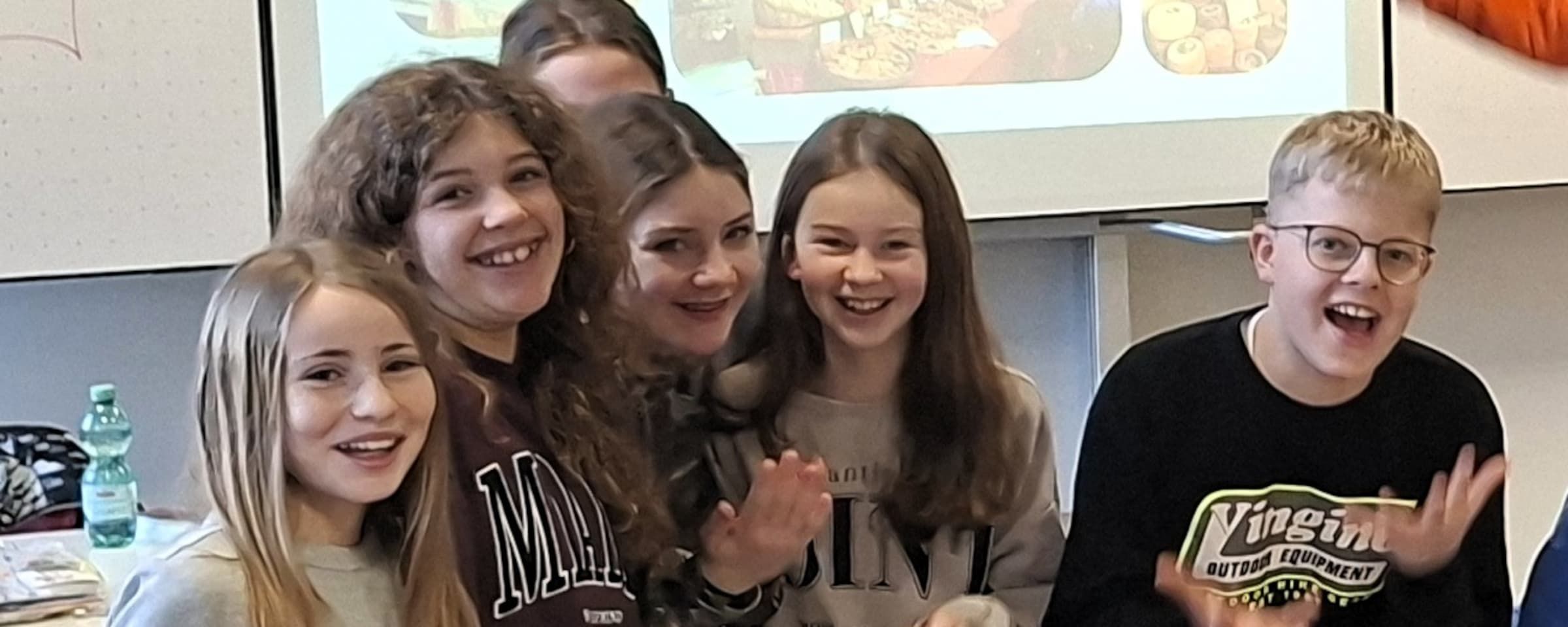 Die Sechstklässler waren mit Freude bei der Sache.